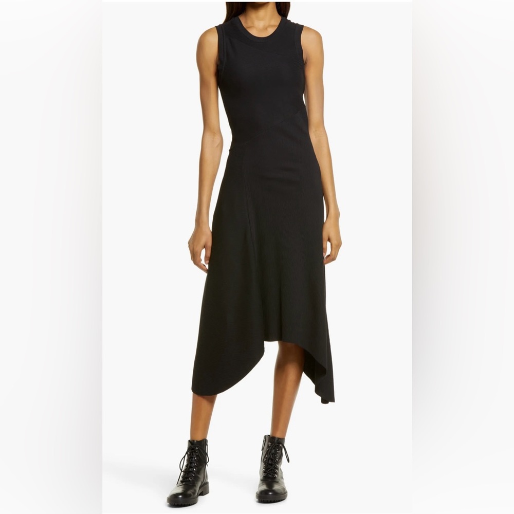 Allsaints Gia Sleeveless Rib Maxi Dress